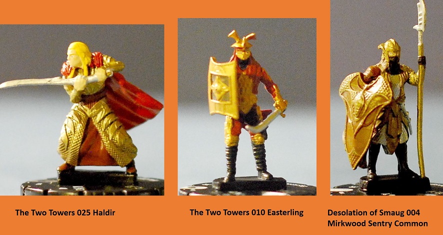 Squad Figure Ideas:  LOTR Heroclix -brainstorm LOTRRed-Goldsquad