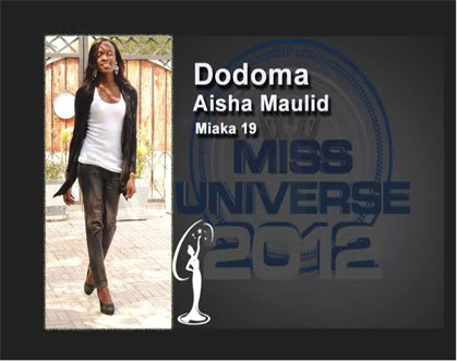 2012 | Miss Universe Tazania | Final 29/6 Aisha_maulid