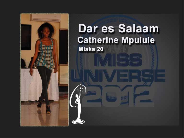 2012 | Miss Universe Tazania | Final 29/6 Catherine_mpulule