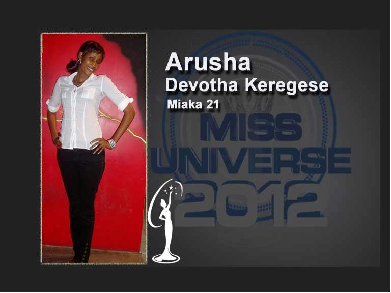 2012 | Miss Universe Tazania | Final 29/6 Devotha_keregese