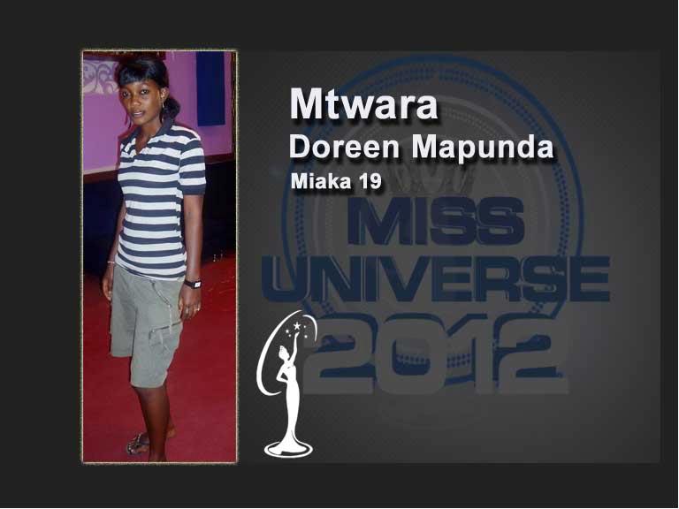 2012 | Miss Universe Tazania | Final 29/6 Doreen_mapunda
