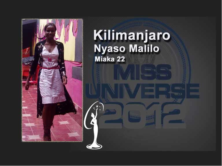 2012 | Miss Universe Tazania | Final 29/6 Nyaso_malilo