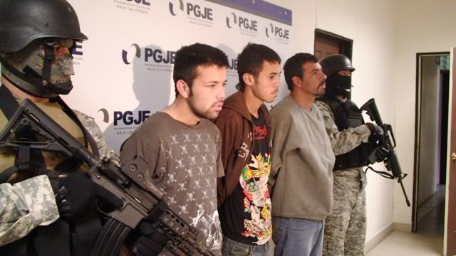 Desintegran banda de secuestradores sinaloenses en Tijuana 19/Febrero/2011 Capturaasecuestradoreslibertandos