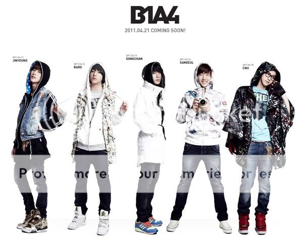 Flight B1A4: News! 20110414_b1a4_group