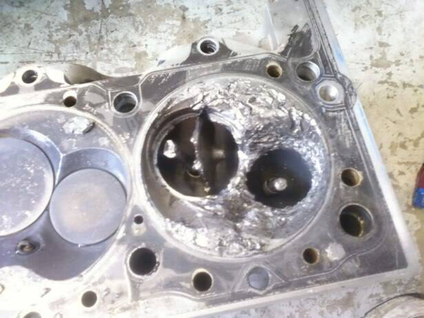 601ci  C460 heads, single dominator cast intake on gas. Head