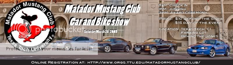 Texas Tech Car Show!!! MMCflyer