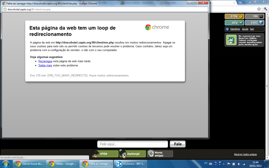 # Erro Ao Entrar no Client # Mas Da Para Entra de Outro Jeito # Erroclient