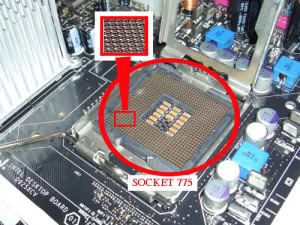 Mainboard: Socket CPU và các lỗi thường gặp! Socket775-300x225