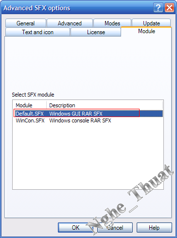 Tạo file EXE (tự cài đặt) bằng Winrar 9