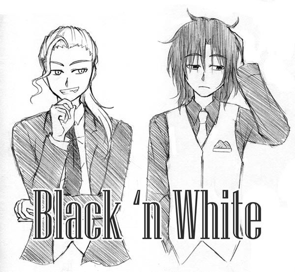 ไม่มีอะไรหรอก ก็แค่อินเนอร์มันอยากวาด 5555 BlacknWhite2