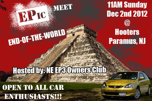 Last EPic Meet of the Year - Sunday Dec. 2nd - Paramus, NJ EPicEOTW1