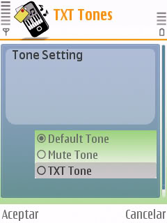 TXT Tones agrega un sonido de mensaje diferente a cada contacto ABCD0007