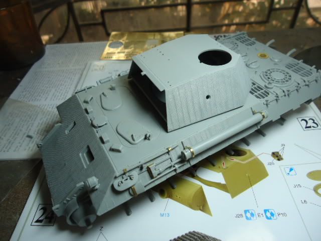 Panther AusF. D  w/Zimmerit Coating-Dragon 1/35 DSC03977