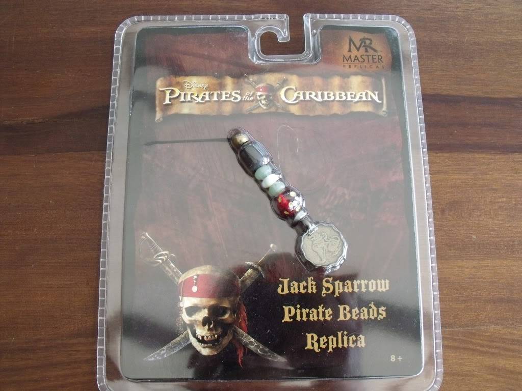 NEW Captain Jack Sparrow, Pirates of the Caribbean Pirate Beads, Master  Replica