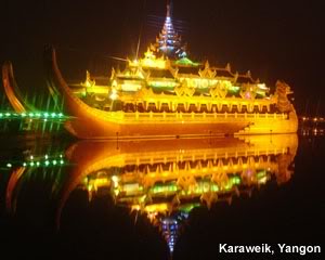 tour myanmar hấp dẫn và mới lạ Karaweik