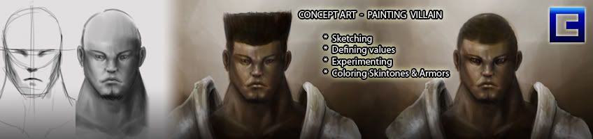 [Tutorial] Face Concept Painting Villain TutoMan-Banner