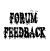 Forum Feedback