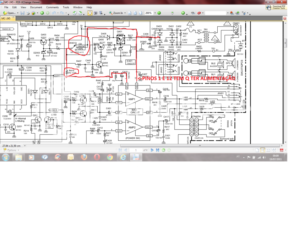 (( RESOLVIDO)) MICRO SYSTEM LENOXX SOUND MC-245 SEM ÁUDIO TOTAL FONTEMC245