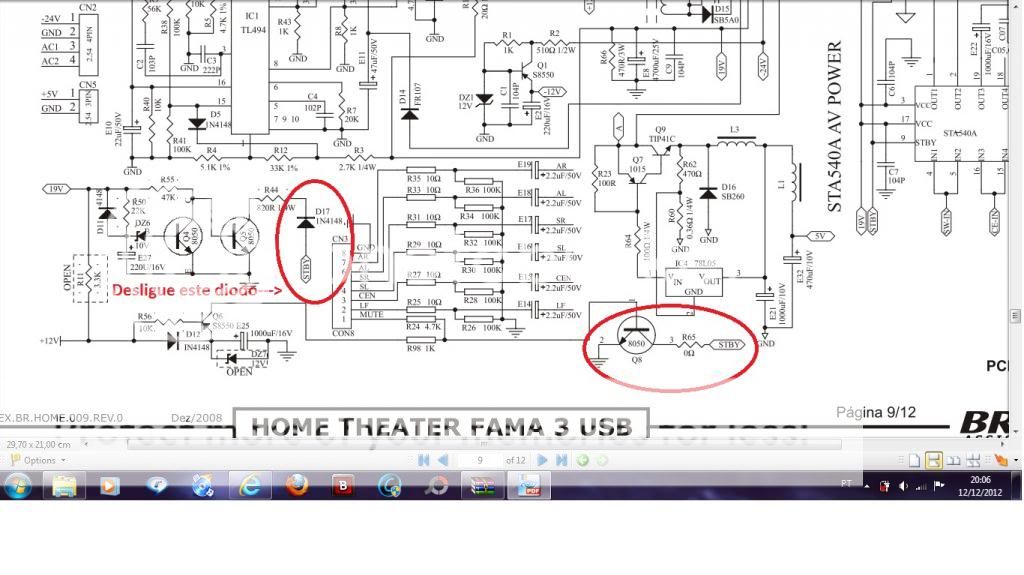 RESOLVIDO - Home Theater - Britânia - Theater Fama 3 USB - Não tem som Fama3usb