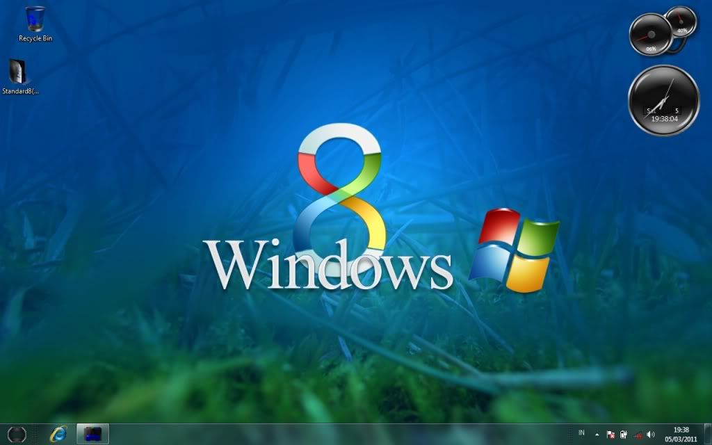 Theme for Win 7 - Standard theme Win 8 Transformation Win8