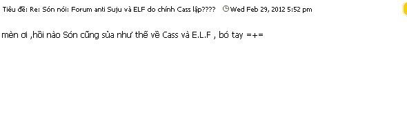 [ Discusstion] Cass anti SJ thì bị gọi là són ? Af5