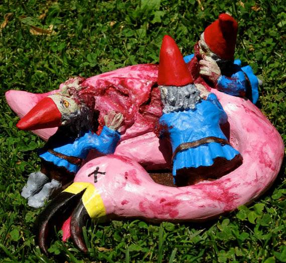 The Walking Dead Zombie-garden-Gnomes