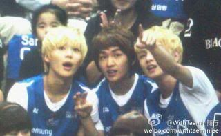 111016 SHINee @ Seoul Samsung Thunders Basketball Team 299586_282282985127022_184246451597343_975892_124699899_n