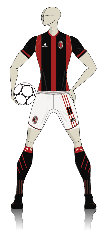 Algunas de mis camisetas ACMilanMaglia