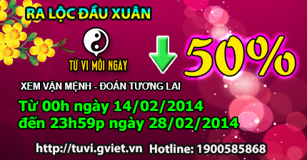 Tử vi mỗi ngày -  Xem tử vi chính xác, nhanh chóng & tiện lợi  20140213Tuvimoingay_KM50_zps30e25ffc