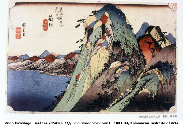 Hiroshige Woodblocks AndoHiroshigeHakone