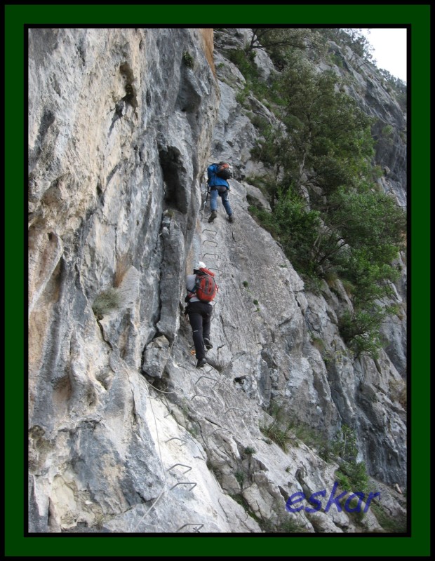 VIA FERRATA EL CALIZ, UNA GOZADA FERRATACALIZ16