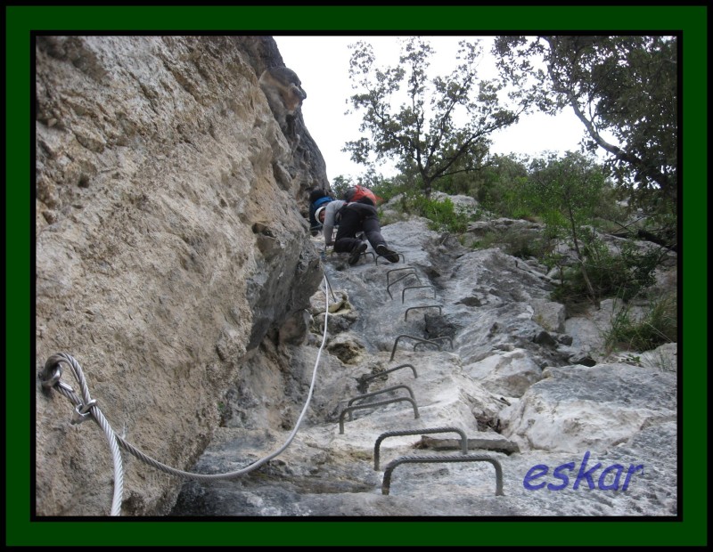 VIA FERRATA EL CALIZ, UNA GOZADA FERRATACALIZ18