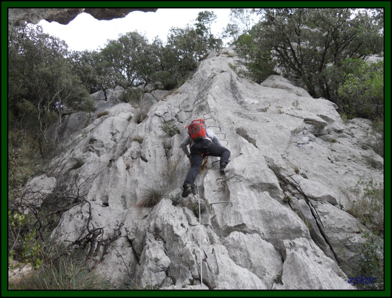 VIA FERRATA EL CALIZ, UNA GOZADA Vf10