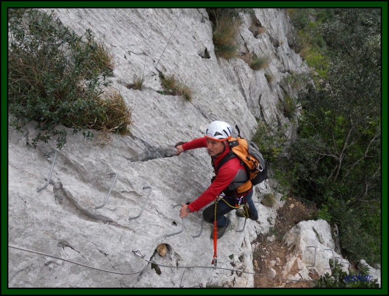 VIA FERRATA EL CALIZ, UNA GOZADA Vf12