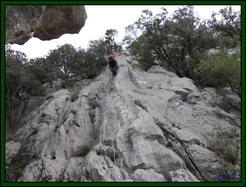 VIA FERRATA EL CALIZ, UNA GOZADA Vf13