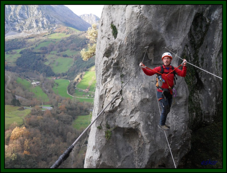 VIA FERRATA EL CALIZ, UNA GOZADA Vf19