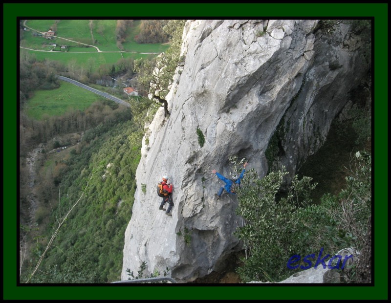 VIA FERRATA EL CALIZ, UNA GOZADA Vf26