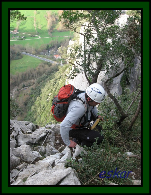 VIA FERRATA EL CALIZ, UNA GOZADA Vf38