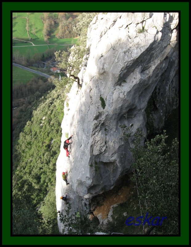 VIA FERRATA EL CALIZ, UNA GOZADA Vf40