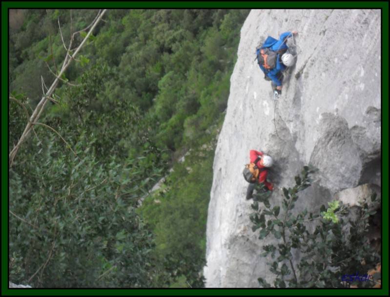 VIA FERRATA EL CALIZ, UNA GOZADA Vf67