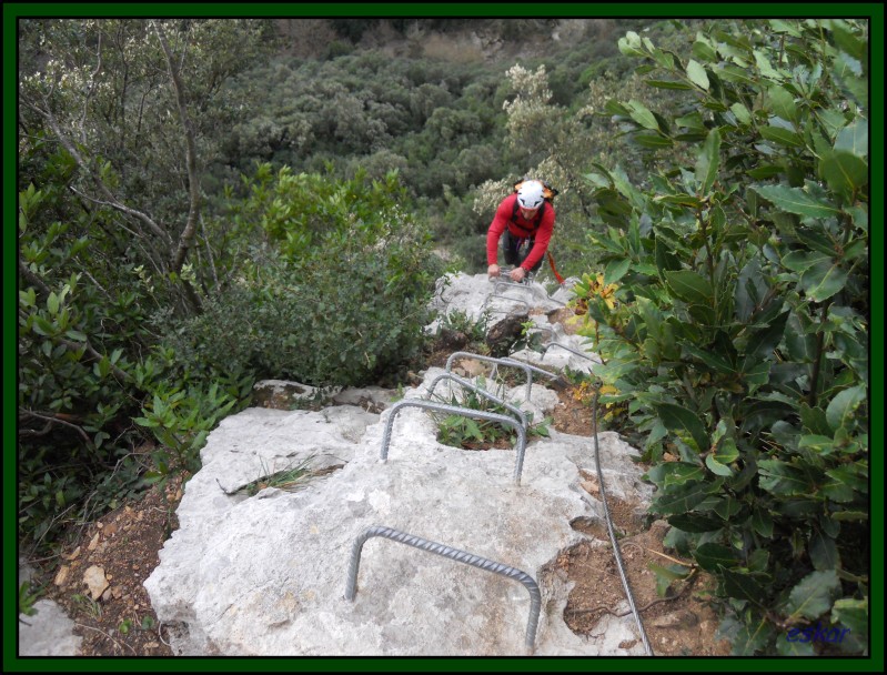 VIA FERRATA EL CALIZ, UNA GOZADA Vf9