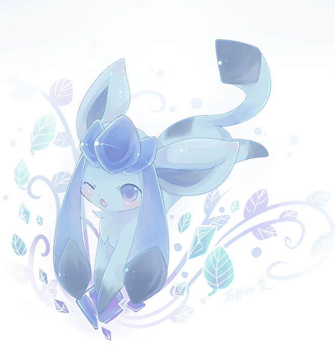 Ảnh Pokemon siêu kute!  Glaceon____by_Effier_sxy