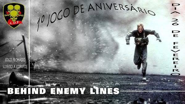 jogo aniversario dos ADF ; OP- "atras das linhas inimigas" Cartaz1e