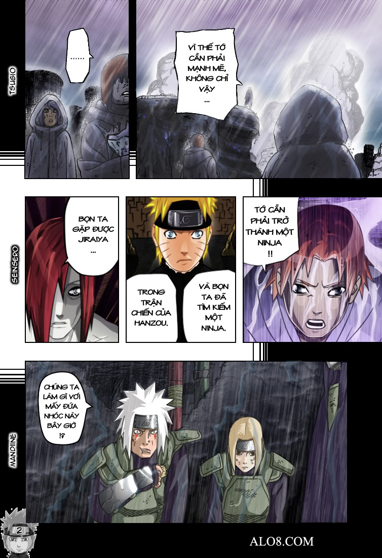 Naruto Chapter 446 [Full Color] Tiếng Việt - Em Chỉ Muốn Bảo Vệ Họ  02