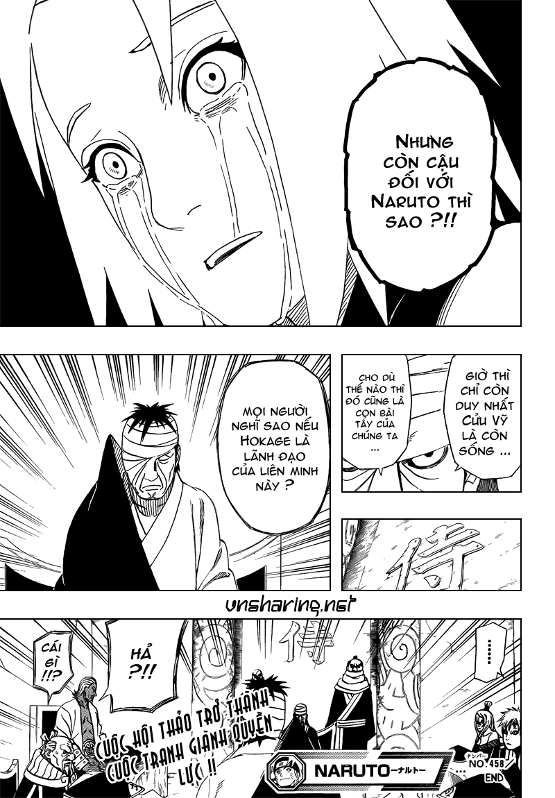 Naruto Chapter 458 Tiếng Việt - Cuộc khẩu chiến giữa 5 Kage  17