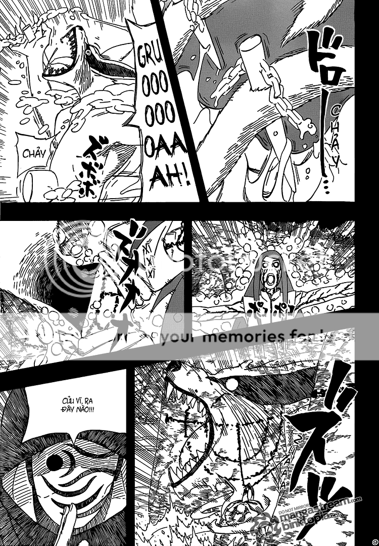  Naruto Chapter 501- Cửu Vĩ Tấn Công Làng Lá                  09