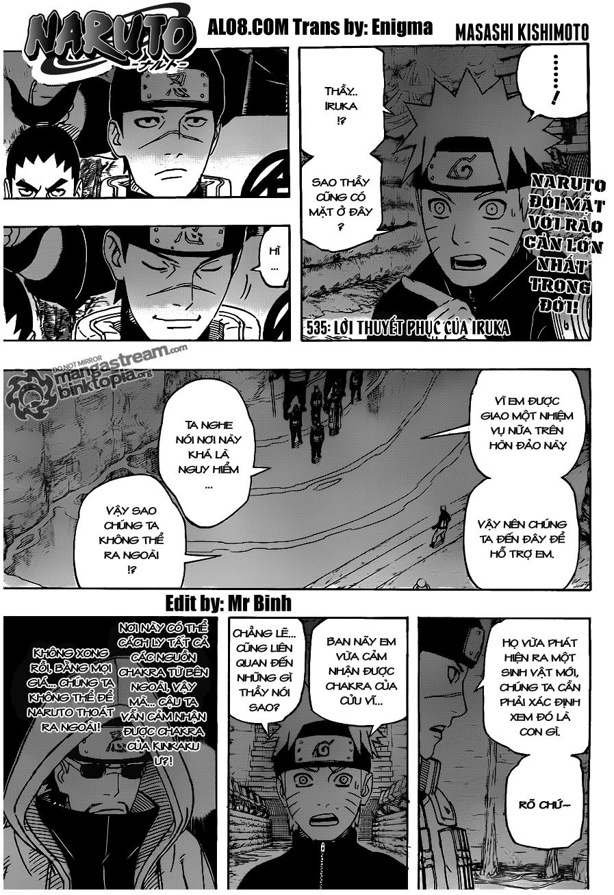 Naruto Chapter 535 Tiếng Việt - Lời Thuyết Phục của Iruka 02