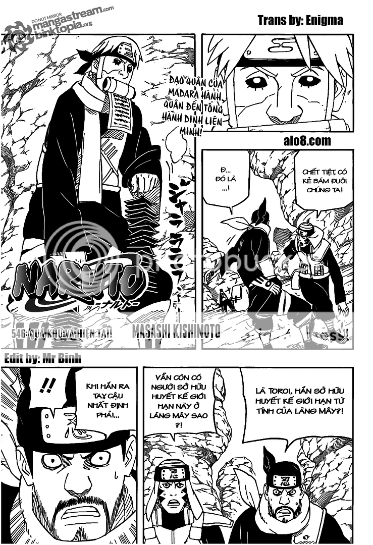 Naruto Chapter 546 Tiếng Việt - Quá Khứ và Hiện Tại!  01