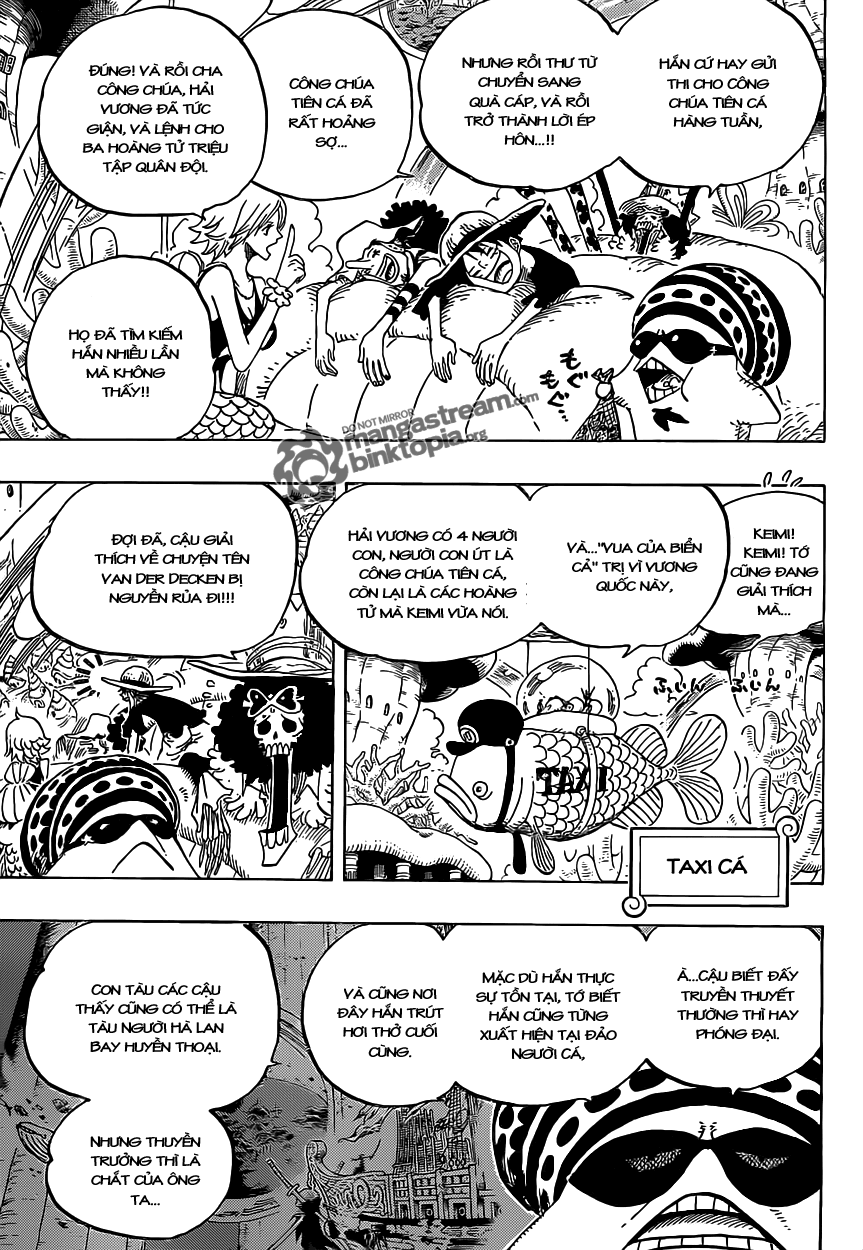 One Piece Chapter 610 Tiếng Việt - Tiên Tri Shirley 11