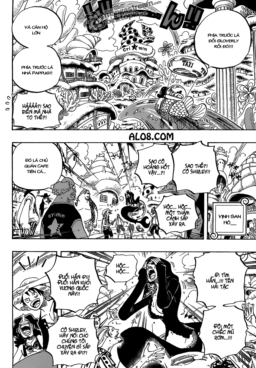 One Piece Chapter 610 Tiếng Việt - Tiên Tri Shirley 14